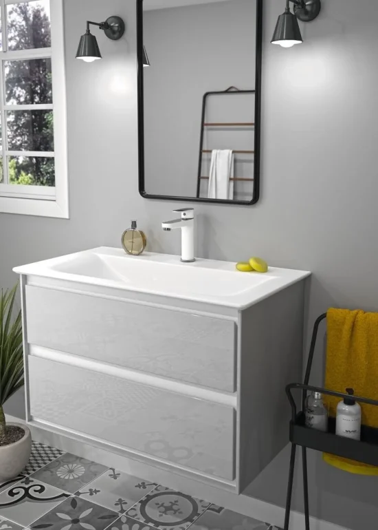 TYRIA смесител за умивалник с изпразнител